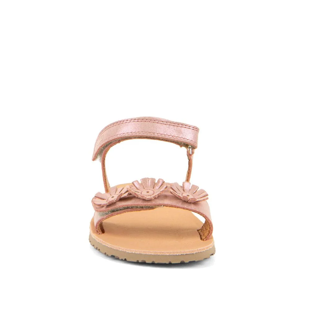 Dívčí barefoot sandály FLEXY FLOWERS Pink Shine Froddo G3150289-1 - 35