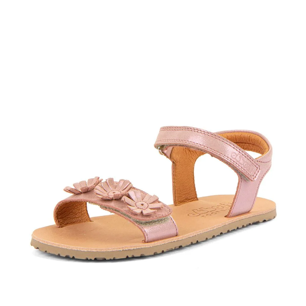 Dívčí barefoot sandály FLEXY FLOWERS Pink Shine Froddo G3150289-1 - 35