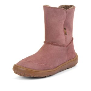 Dívčí zimní barefoot boty TEX SUEDE Dark Pink  G3160250 - 38