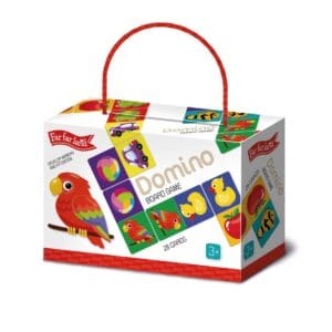 Far Far Land Domino barevné s obrázky 28 karet