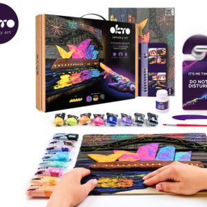 OKTO Malování hmotou motiv "#Opera House - Sydney" 30x40 cm