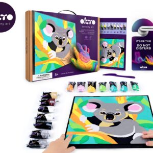 OKTO Malování hmotou podle čísel "Koala" 29x29 cm