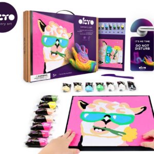 OKTO Malování hmotou podle čísel "Lama" 29x29 cm