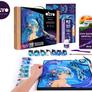 OKTO Manga motiv živlů "Voda" 30x40 cm