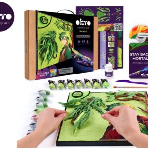 OKTO Manga motiv živlů "Země" výtvarný set 30x40 cm