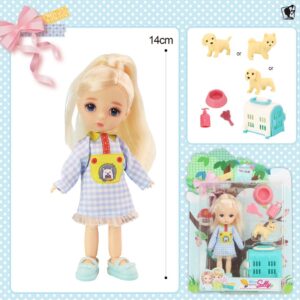 Panenka s pejskem set 12