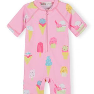 Plavkový set dívčí Minoti 30SWIM100 růžová - 98/104 | 3/4let