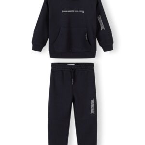 Tepláková souprava chlapecká Minoti 29FLEECE260 černá - 98/104 | 3/4let