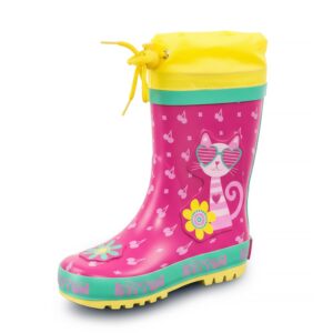 dívčí holínky gumové - potisk KOČKA