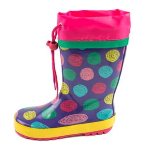 dívčí holínky gumové - puntíky