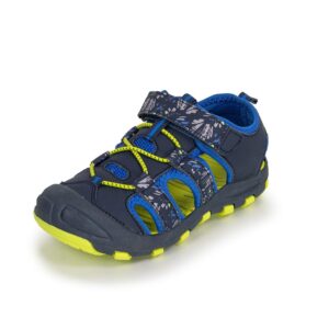 Chlapecké sandály BUGGA LUMA Dark Blue/Yellow - tmavě modré - 38