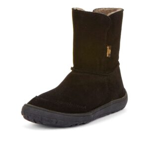 Dětské zimní barefoot boty TEX SUEDE  Black