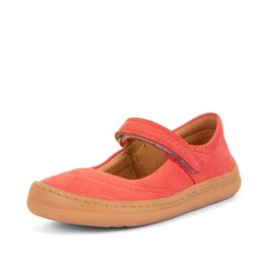 Dívčí barefoot baleríny MARY J Coral Froddo G3140184-7 červená - 38