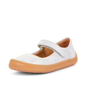 Dívčí barefoot baleríny MARY J Silver Froddo G3140184-6 stříbrná - 37