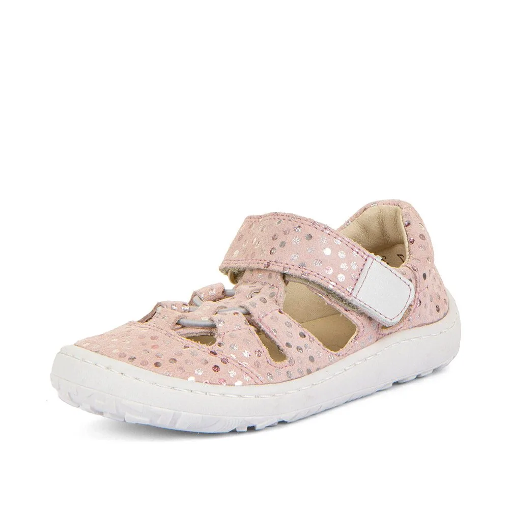 Dívčí barefoot sandály ELASTIC Pink+ Froddo G3150262-7 růžová - 35