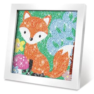 Kreativní set obraz s kamínky liška 17cm