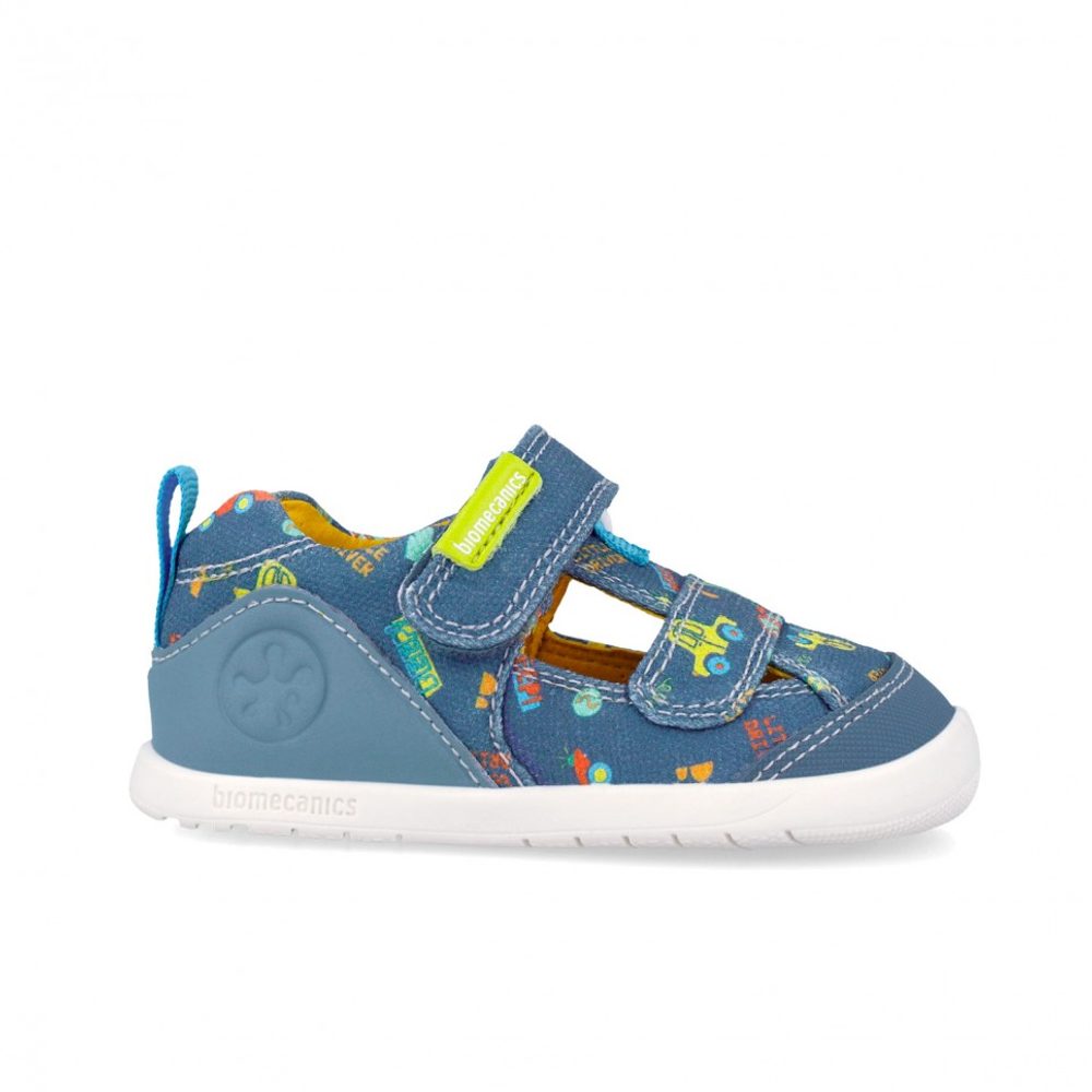 Chlapecké barefoot sandály LONA ESTAMPADA INDIGO Biomecanics 262197-A631 - 26