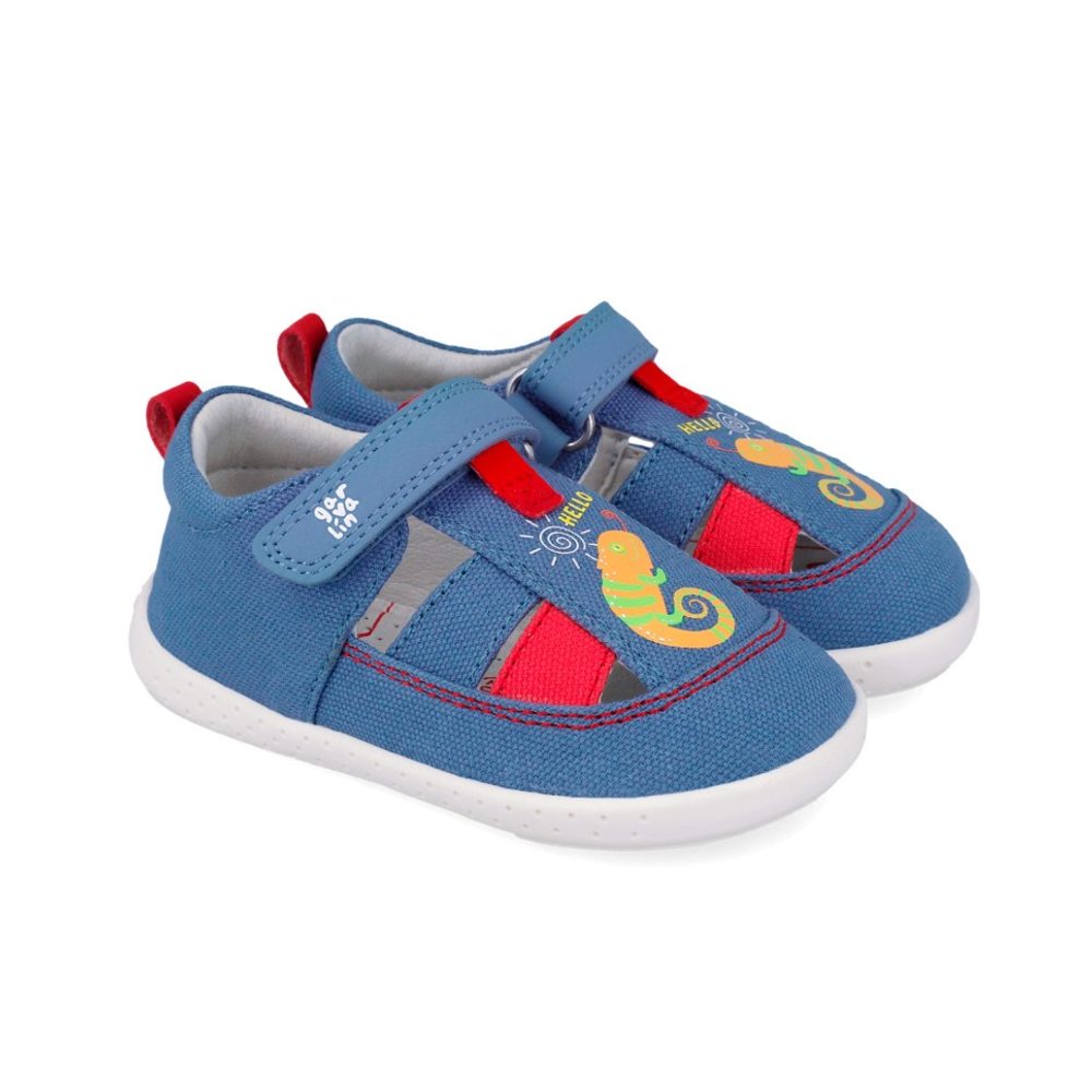 Chlapecké barefoot sandály LONA LAGARTO INDIGO Biomecanics 262343-A631 - 26