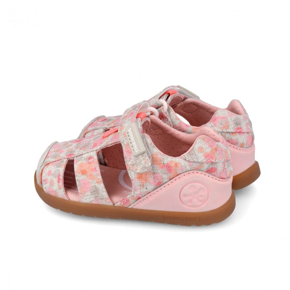 Dětské barefoot sandály LUREX BEIGE Biomecanics 262193-A103 - 26