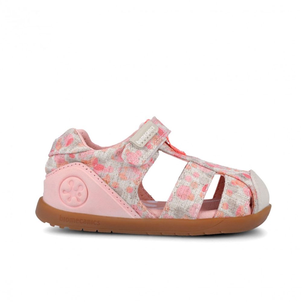 Dětské barefoot sandály LUREX BEIGE Biomecanics 262193-A103 - 26