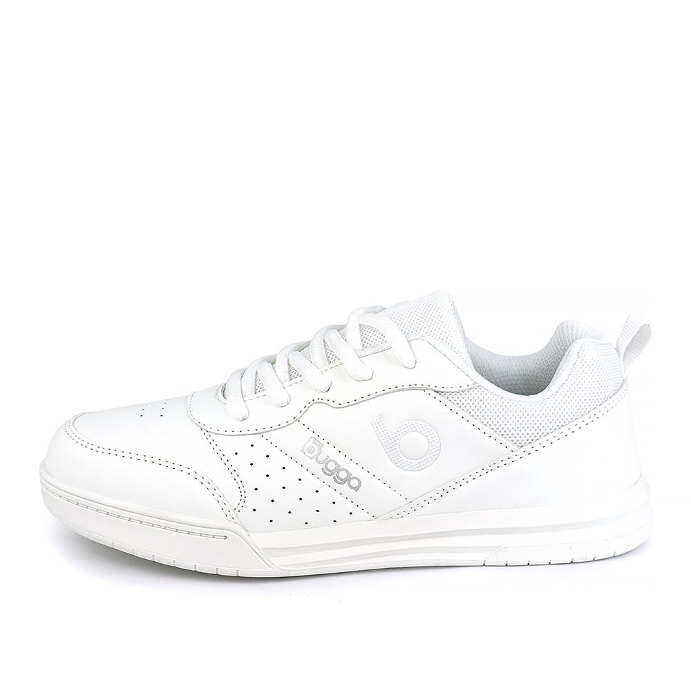 Dětské outdoorové boty na tkaničky Bugga ARIS White B00209-13 - 38