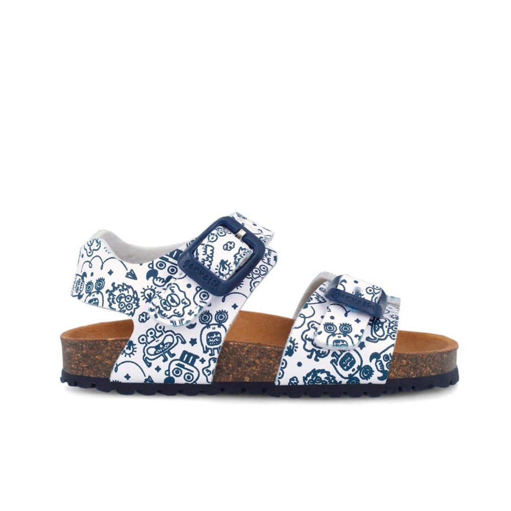 Dětské sandály BIO ESTAMPADO BLANCO Biomecanics 262462-B050 - 30