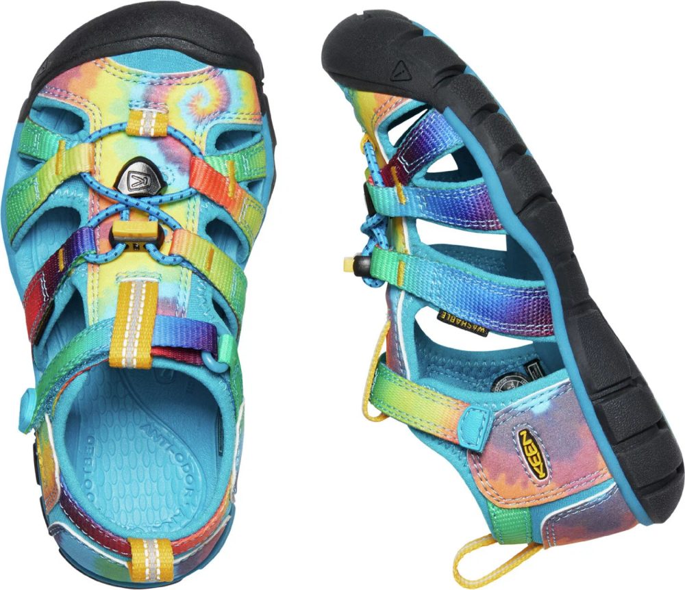 Dětské sandály KEEN SEACAMP II CNX vivid blue/original tie dye - 31