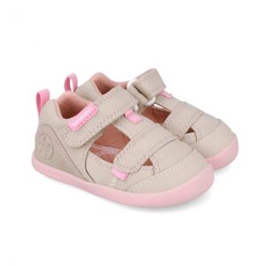 Dívčí barefoot sandály LONA BASICA BEIGE Y ROSA Biomecanics 262191-F884 - 26