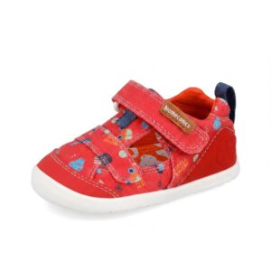 Dívčí barefoot sandály LONA ESTAMPADA ROJO Biomecanics 262197-B204 - 26