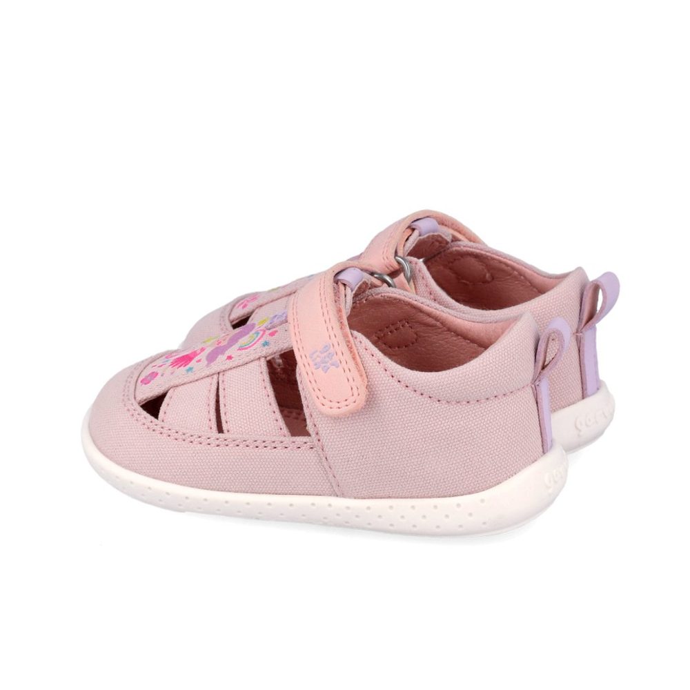 Dívčí barefoot sandály LONA PRINCESA ROSA Biomecanics 262342-A032 - 26