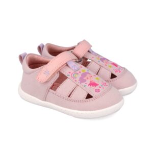 Dívčí barefoot sandály LONA PRINCESA ROSA Biomecanics 262342-A032 - 26