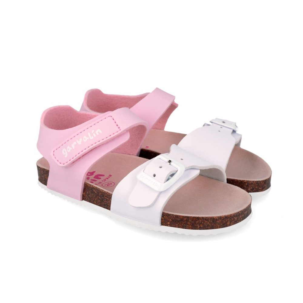 Dívčí sandály BIO BASICO BLANCO Y ROSA Biomecanics 262468-D113 - 34