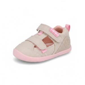 Dívčí barefoot sandály LONA BASICA BEIGE Y ROSA Biomecanics 262191-F884 - 26