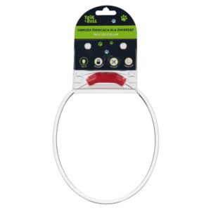 Obojek pro mazlíčky svítící LED USB 55 cm
