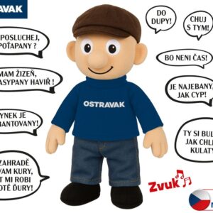Panáček Ostravak mluvící 32cm