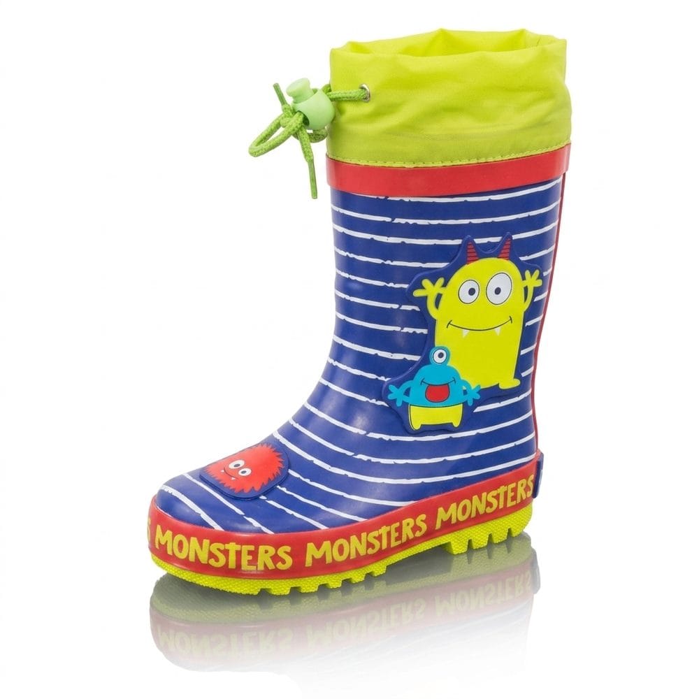 chlapecké holínky gumové - potisk MONSTER