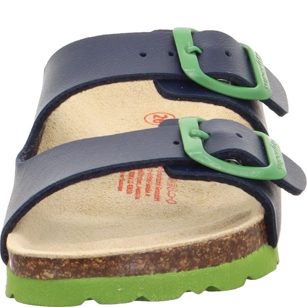 Chlapecké korkové pantofle FOOTBAD Blue/Green Superfit 1-800111-8210 - 40