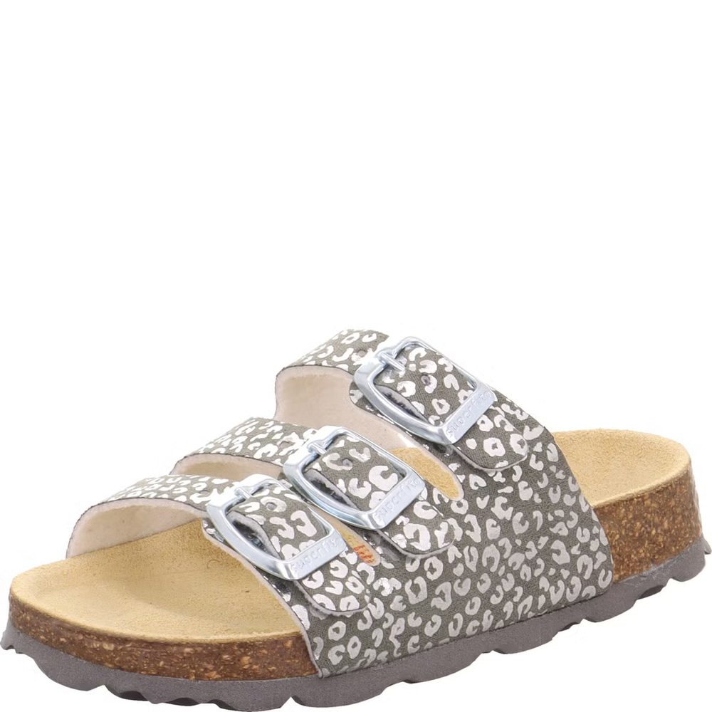 Dívčí korkové pantofle FOOTBAD Grey Superfit 1-800113-2060 - 40