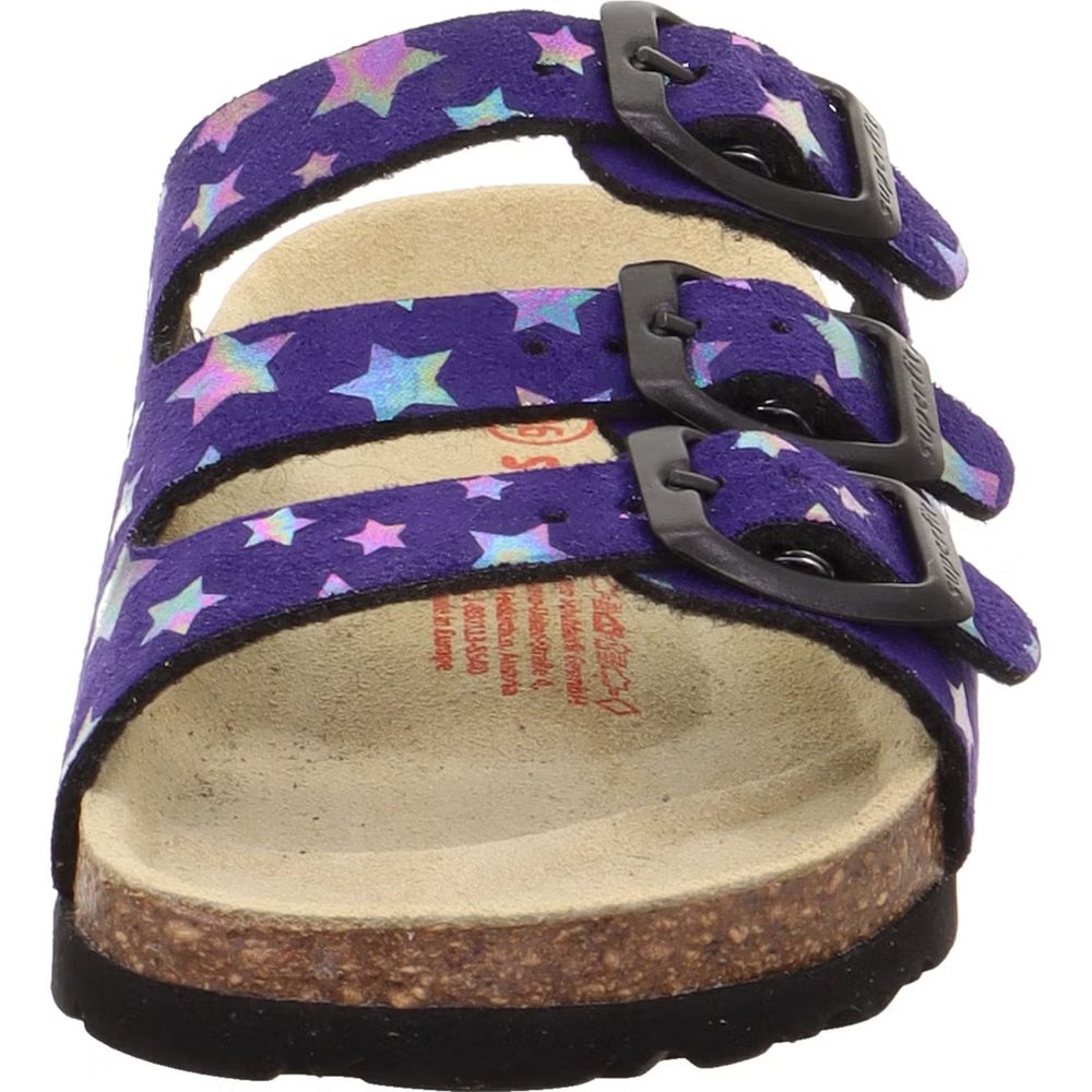 Dívčí korkové pantofle FOOTBAD Purple Superfit 1-800113-8540 - 40