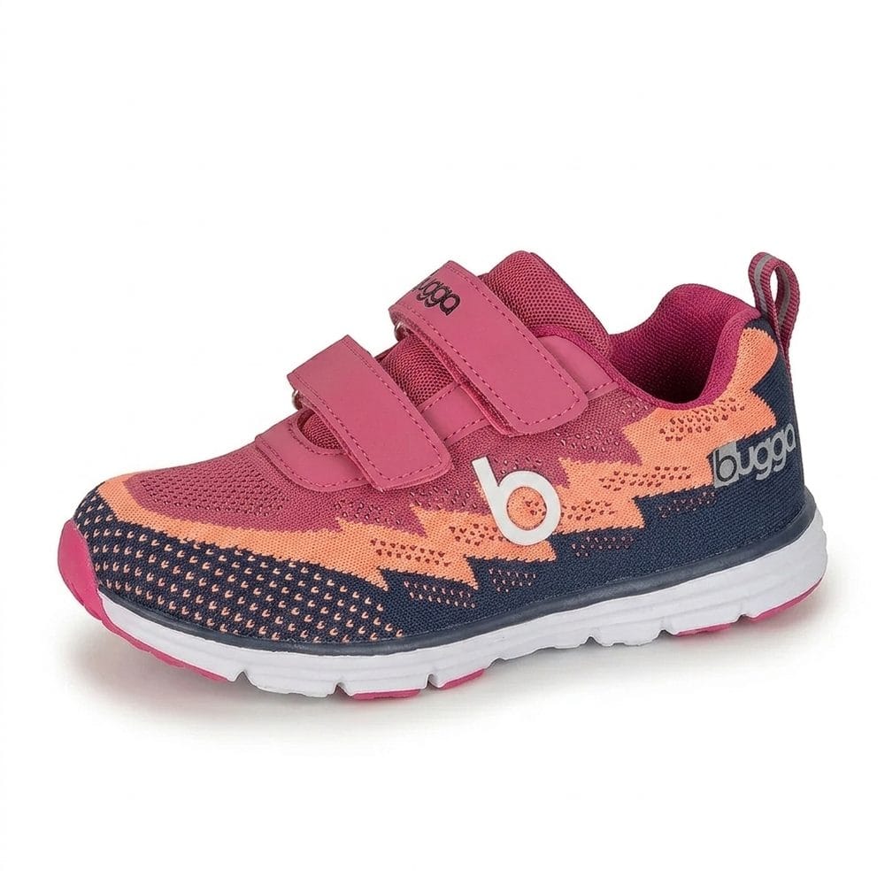 Dívčí lehké sportovní tenisky BUGGA HONE Purple/Orange/Dark Blue - 38