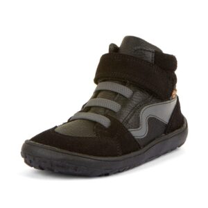 Chlapecké celoroční kotníkové barefoot boty TEX GO BLACK Froddo G3110265-15 - 35