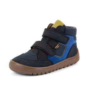 Chlapecké celoroční kotníkové barefoot boty UP HILL TEX DARK BLUE Froddo G3110281 - 37
