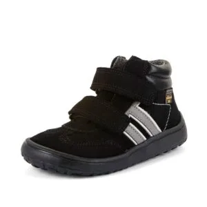 Dětské celoroční kotníkové barefoot boty F-MOTION TEX BLACK Froddo G3110285-20 - 35