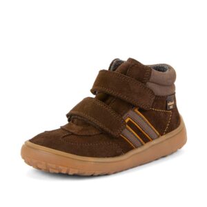 Dětské celoroční kotníkové barefoot boty F-MOTION TEX DARK BROWN Froddo G3110285-3 - 35