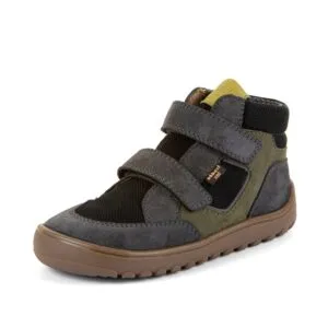 Dětské celoroční kotníkové barefoot boty UP HILL TEX GREY/BLACK Froddo G3110281-3 - 37