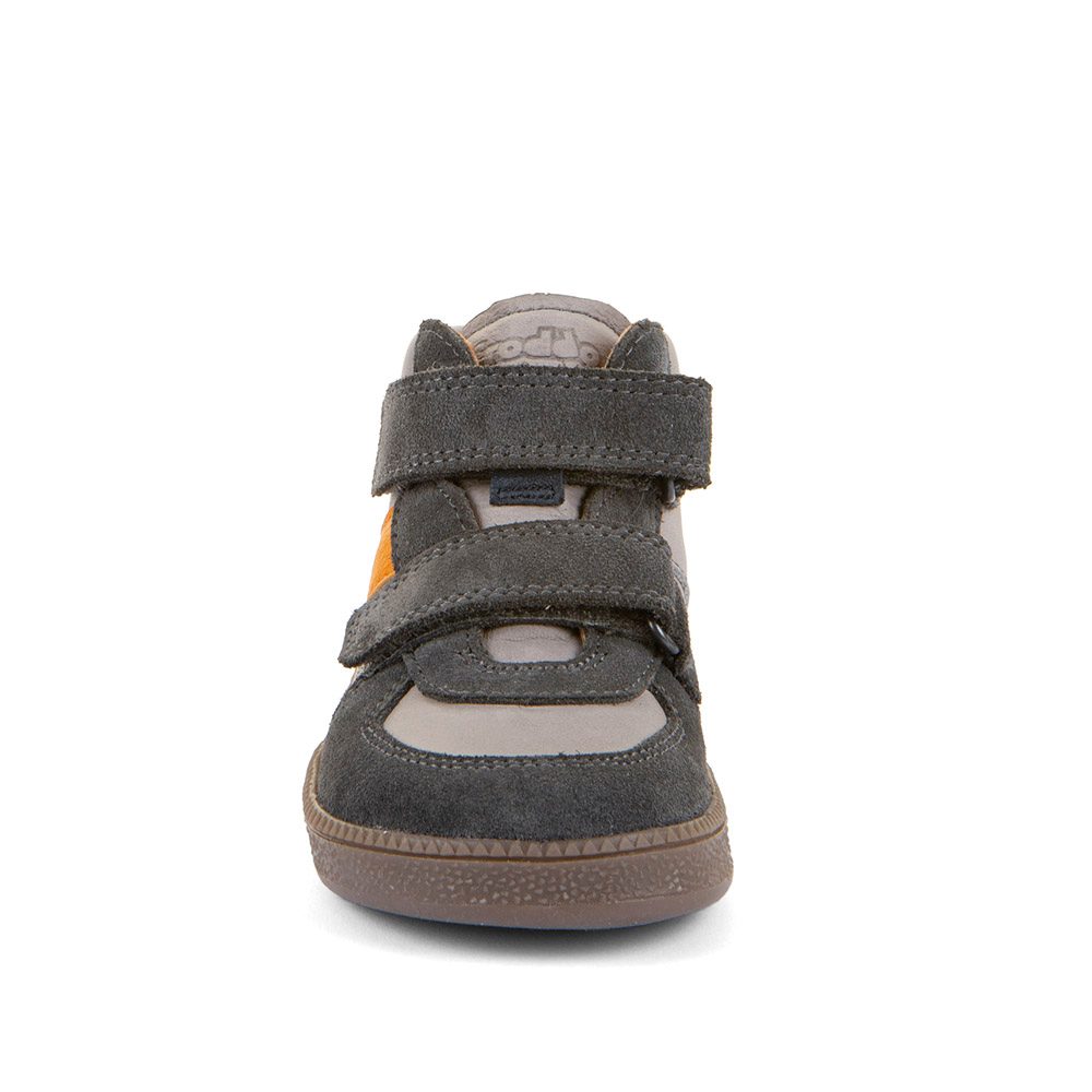 Dětské celoroční kožené kotníkové barefoot boty LOOP HIGH-TOPS GREY Froddo G2110157-3 - 35