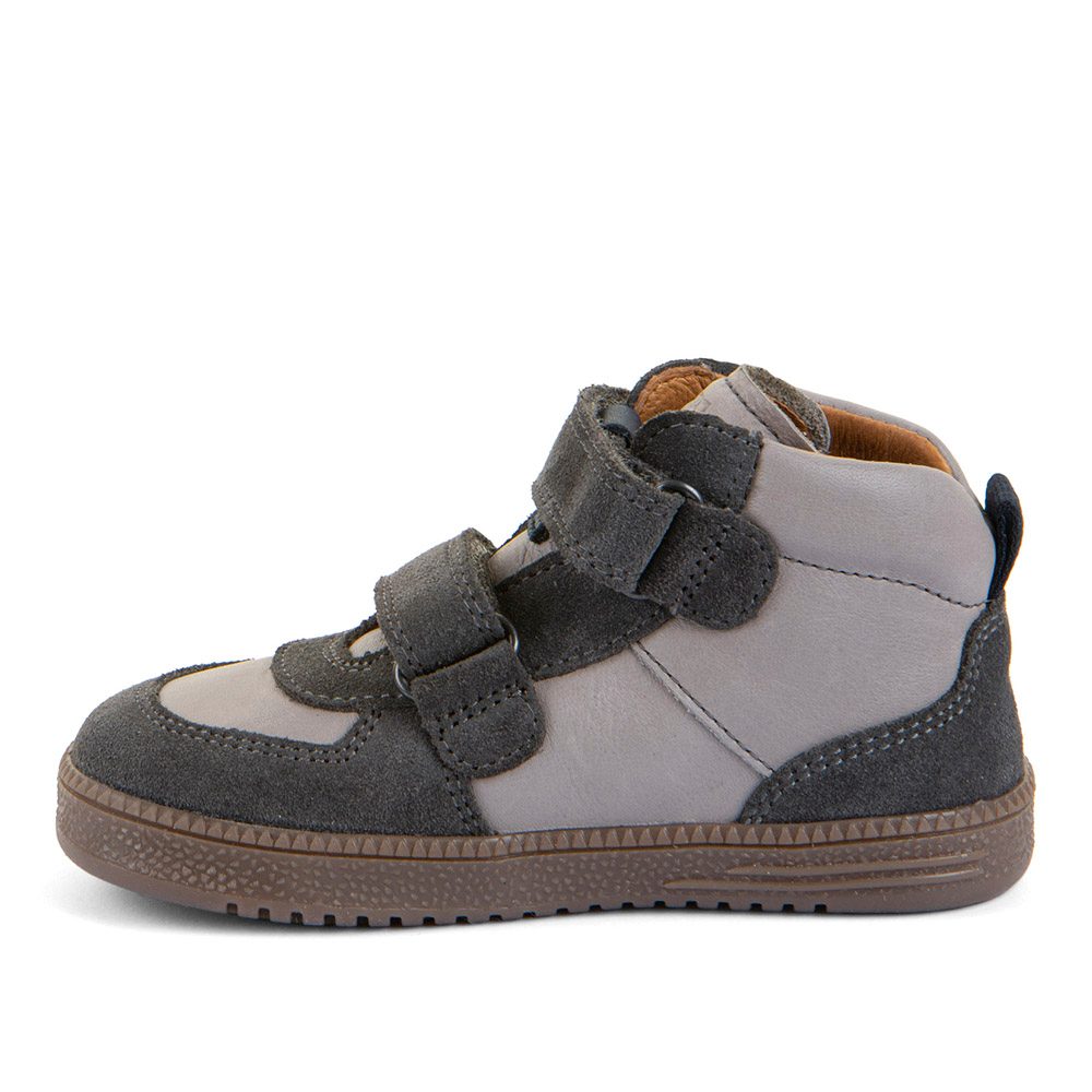 Dětské celoroční kožené kotníkové barefoot boty LOOP HIGH-TOPS GREY Froddo G2110157-3 - 35
