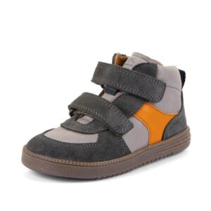 Dětské celoroční kožené kotníkové barefoot boty LOOP HIGH-TOPS GREY Froddo G2110157-3 - 35