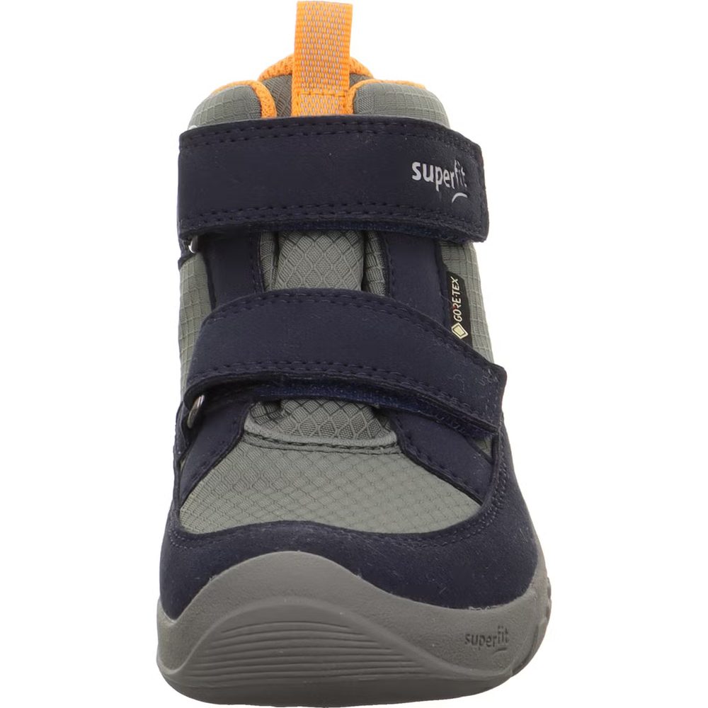 Dětské kotníkové celoroční tenisky Superfit barefit TRACE GTX Green/Orange 1-006042-8010 - 35
