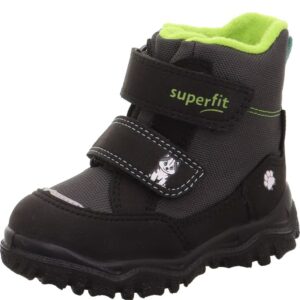Dětské zimní boty HUSKY1 Black/Light Green Superfit 1-006047-0020 - 30